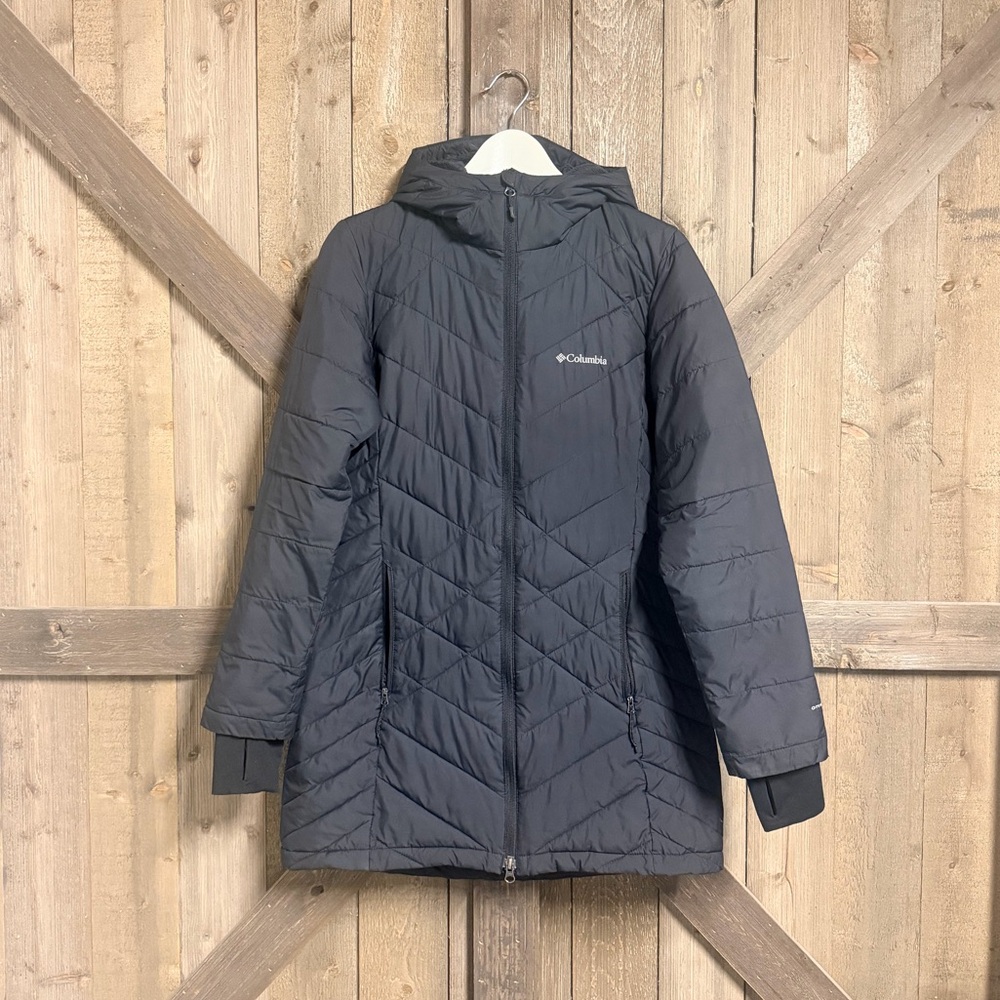 Columbia Omni-Heat Women’s Black Quilted Jacket with Hood